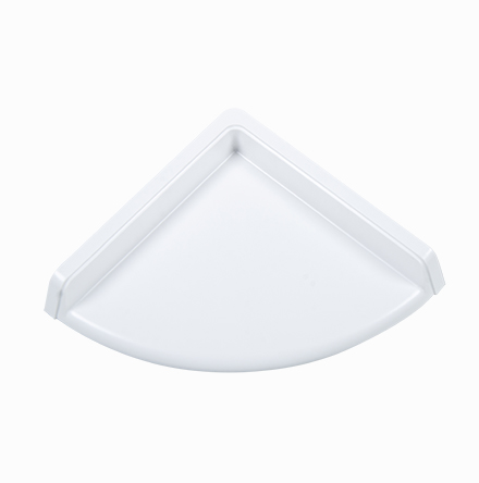 Plastic Corner Shelf Smooth Surface